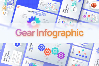 Gear Infographic PowerPoint Template